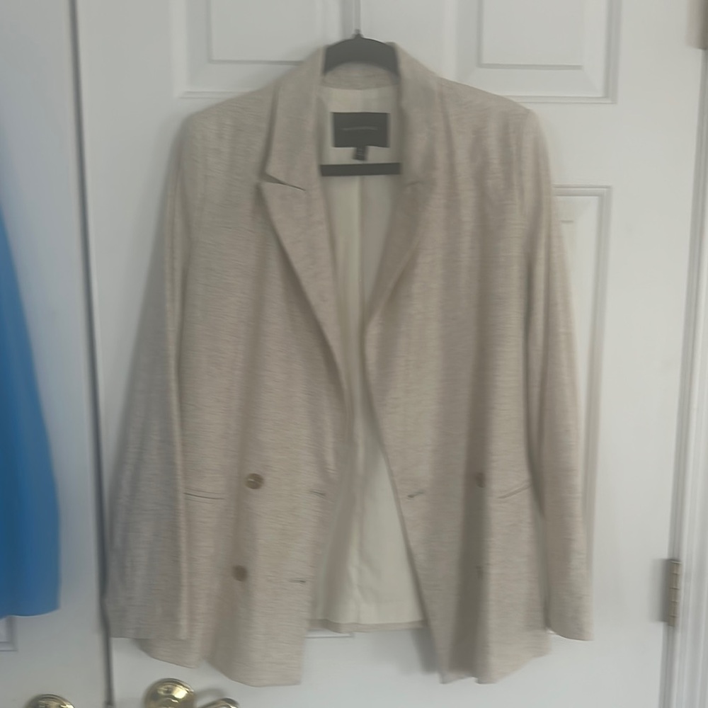 Banana Republic Chic Beige linen blend Blazer